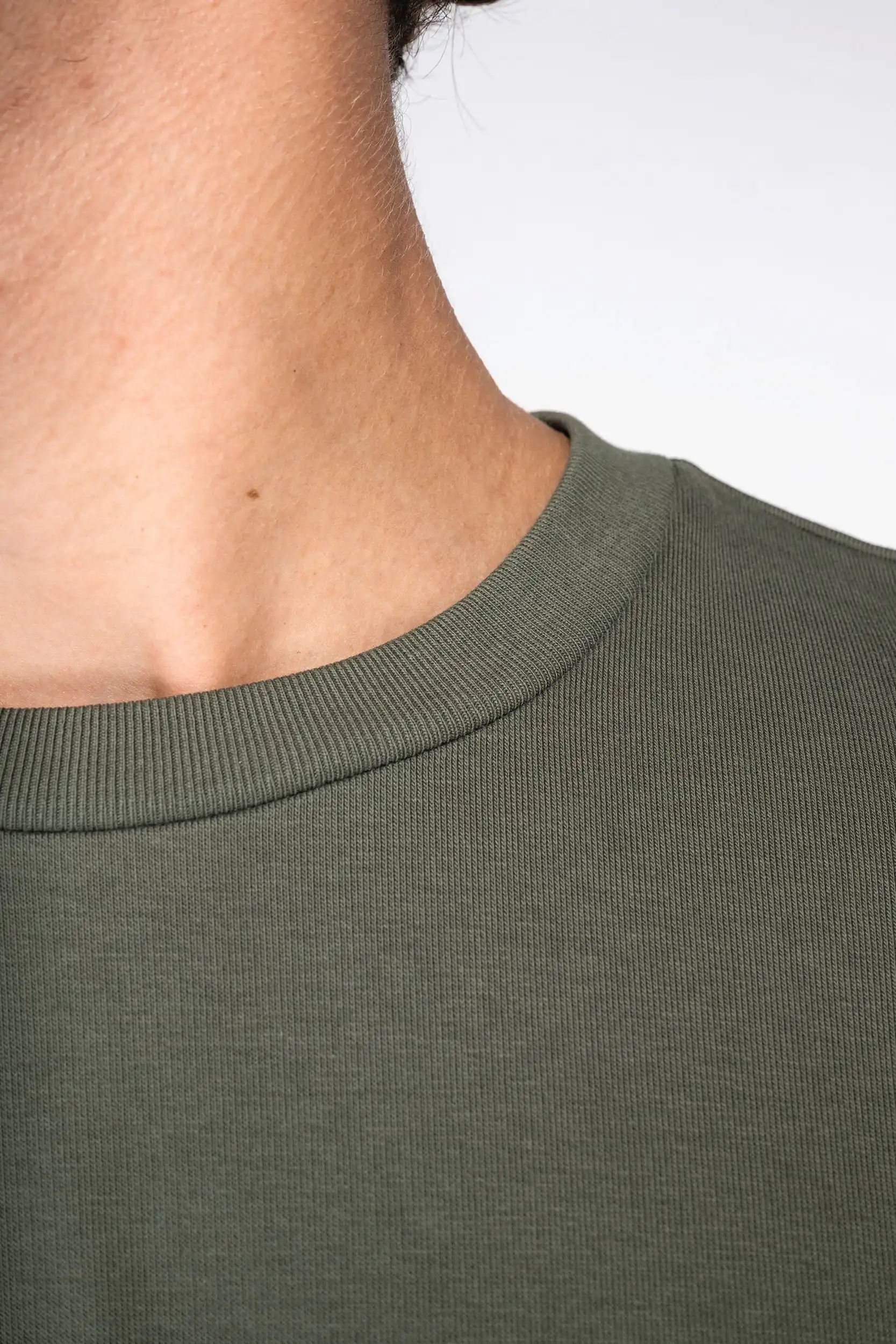 Ecologisch oversized uniseks T-shirt French Terry - Afbeelding 8