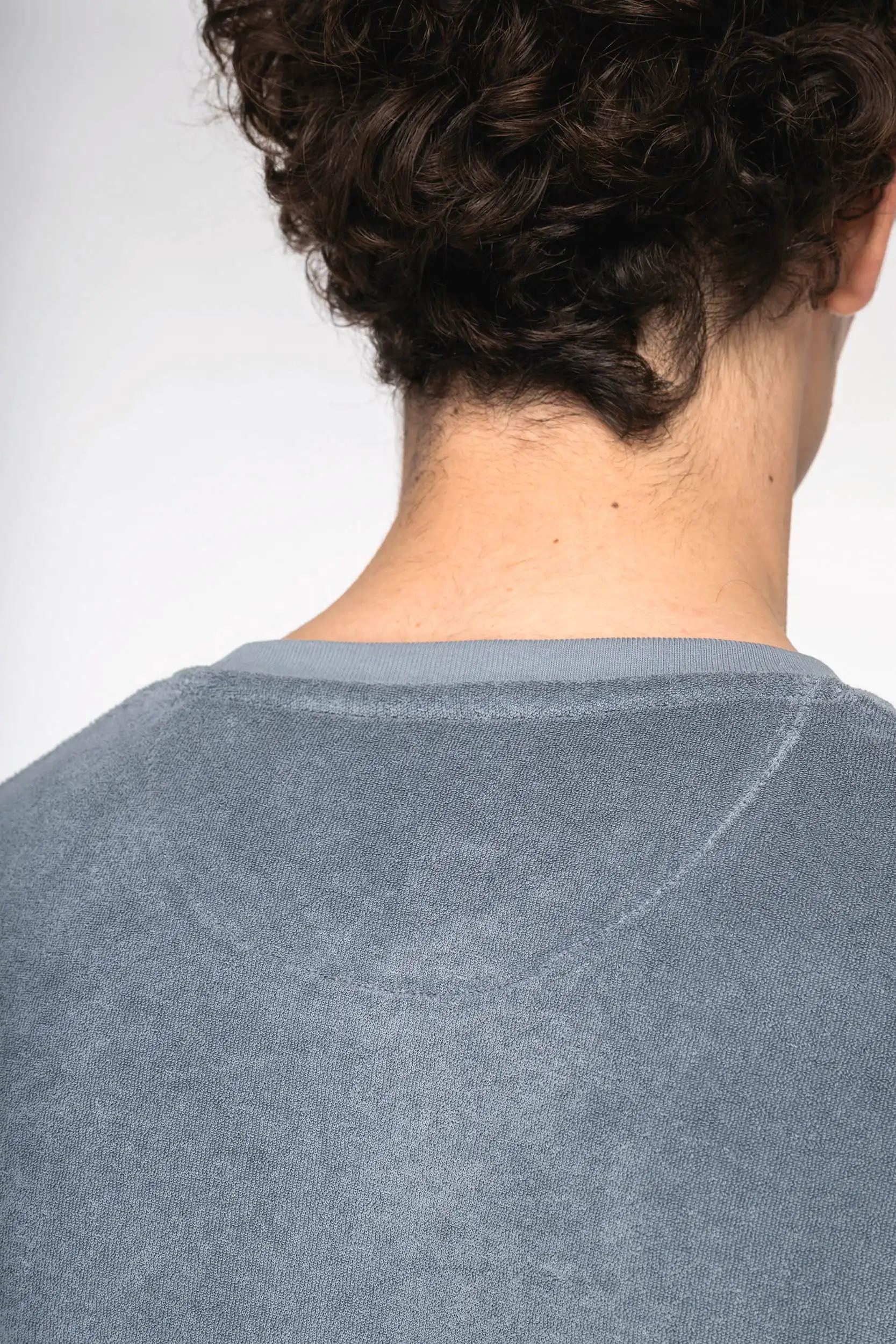 Ecologisch badstof herenshirt - Afbeelding 6