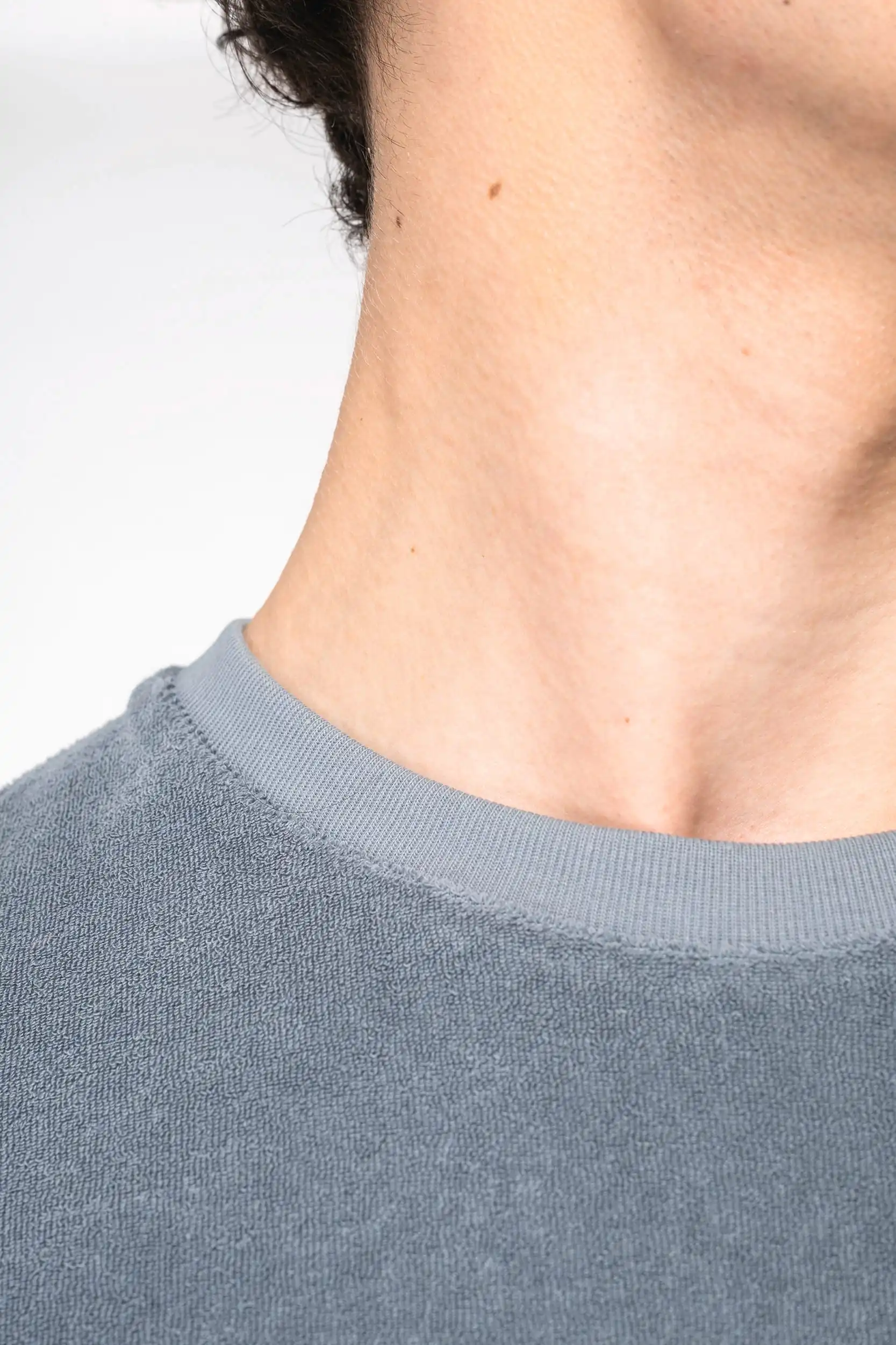 Ecologisch badstof herenshirt - Afbeelding 7