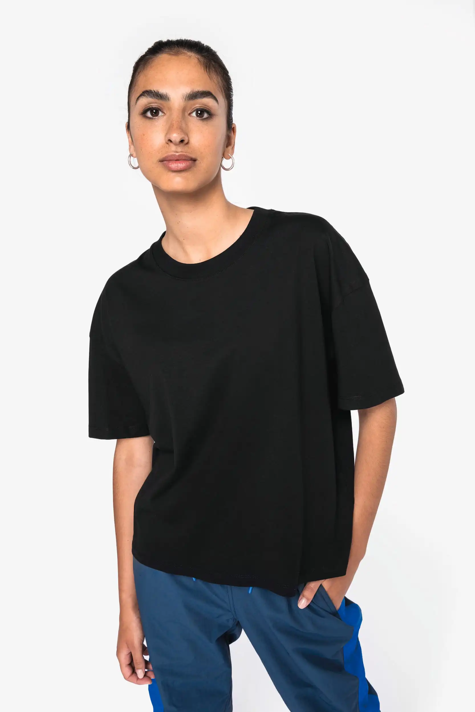 Ecologisch oversized dames-T-shirt - Afbeelding 3