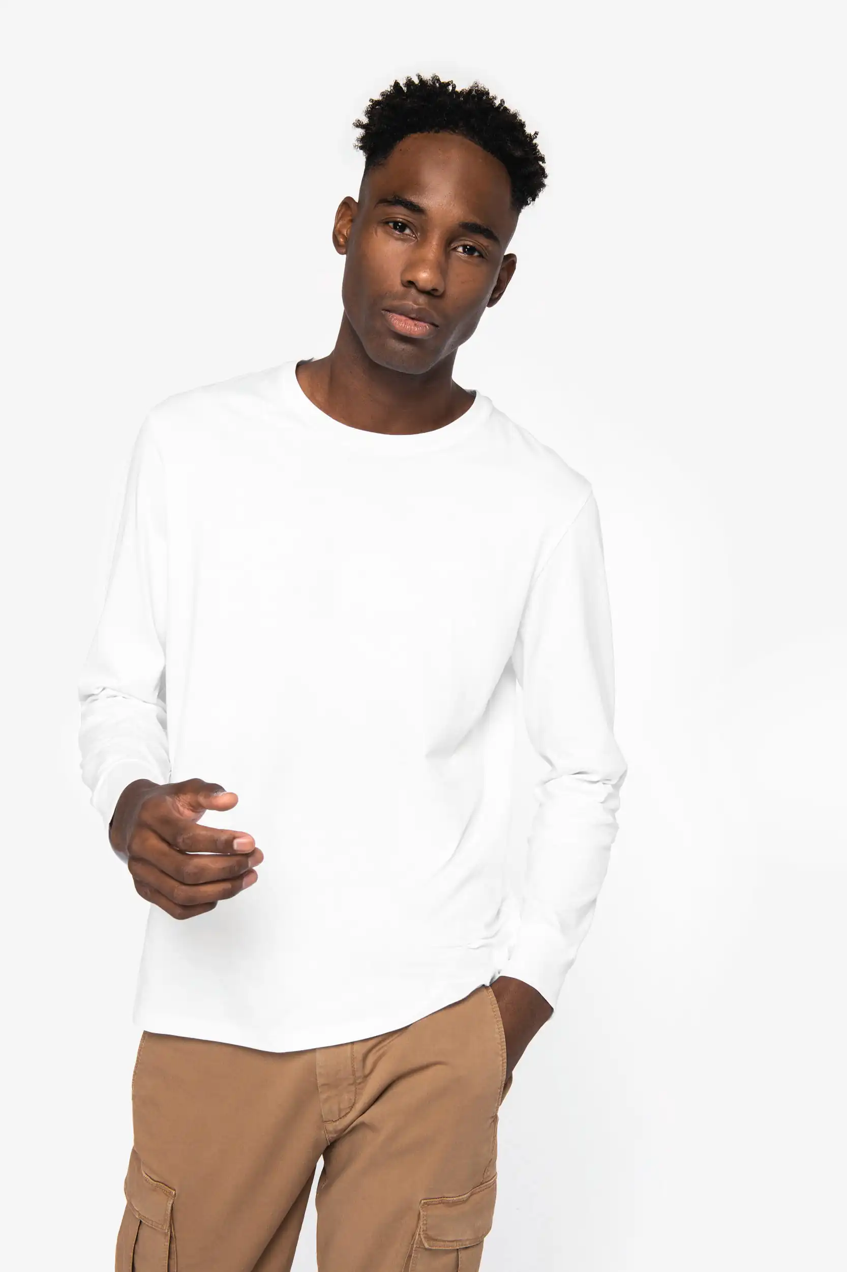 Ecologisch uniseks T-shirt met lange mouwen - Afbeelding 13