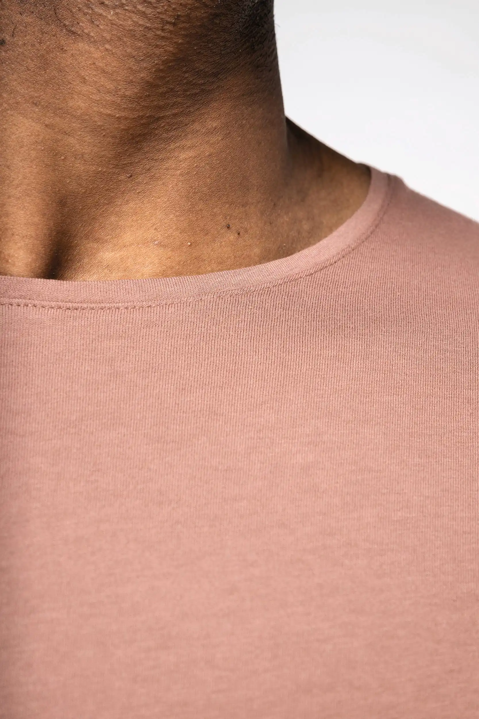 Ecologisch verwassen uniseks T-shirt lange mouwen - Afbeelding 6