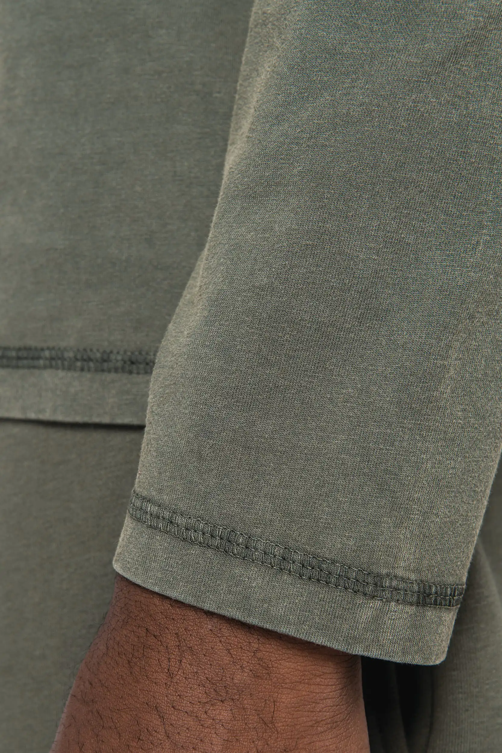 Ecologisch heren-T-shirt met lange raglanmouwen - Afbeelding 5