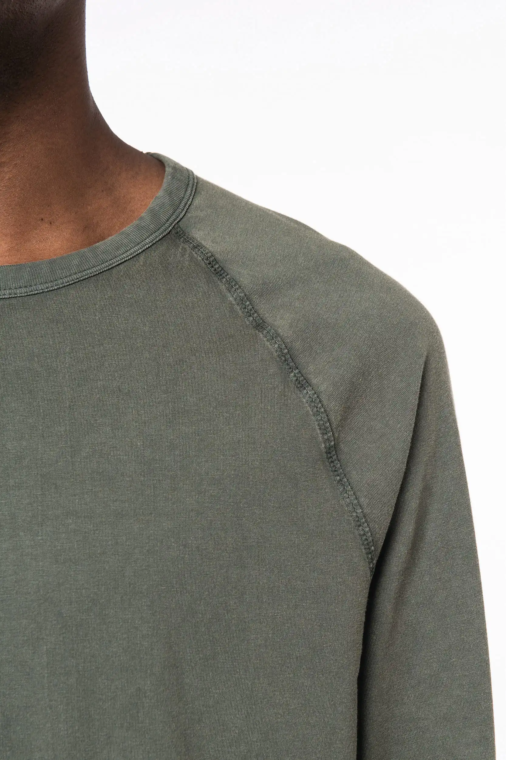 Ecologisch heren-T-shirt met lange raglanmouwen - Afbeelding 4