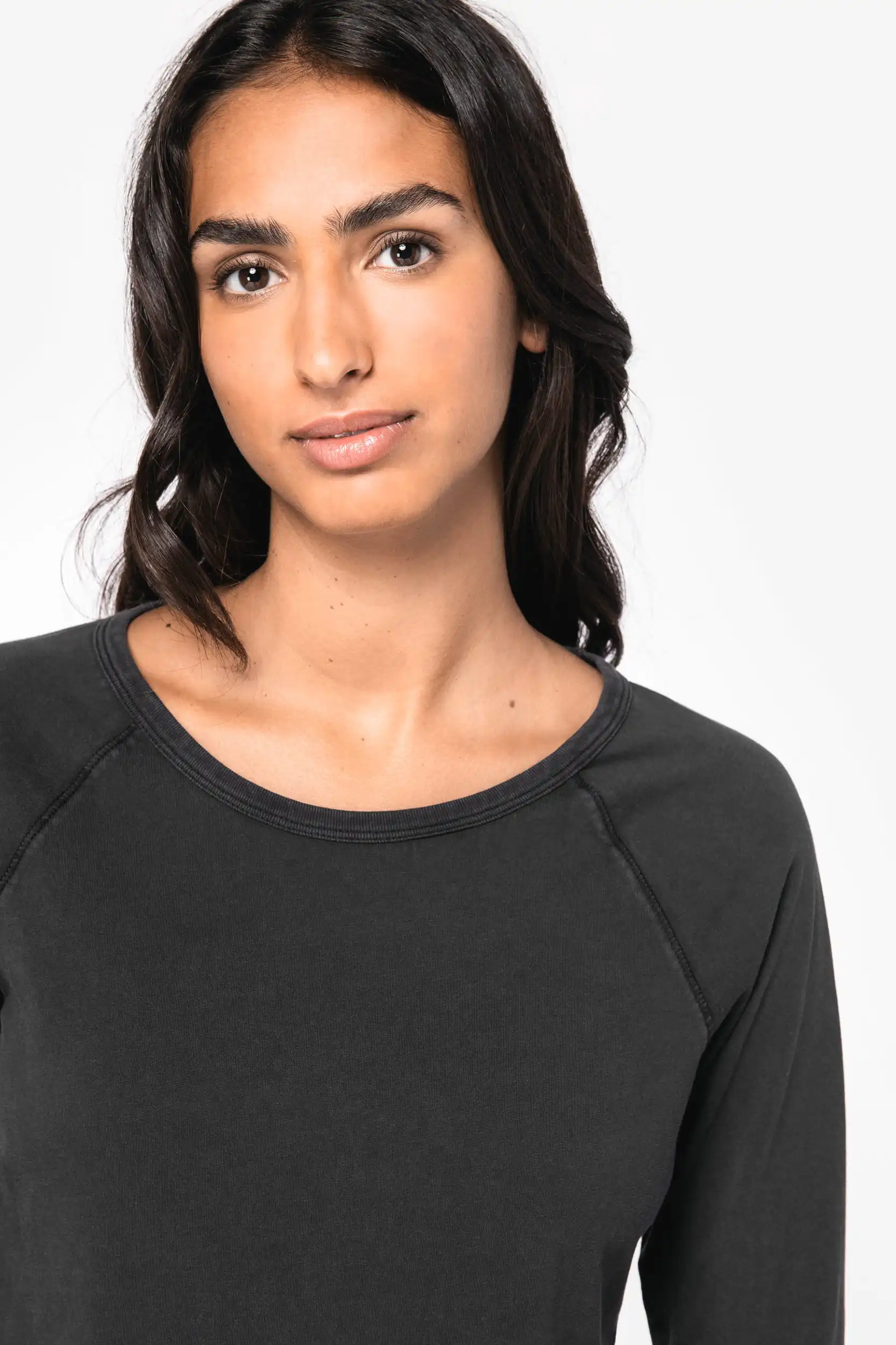 Ecologisch dames-T-shirt met lange raglanmouwen - Afbeelding 7