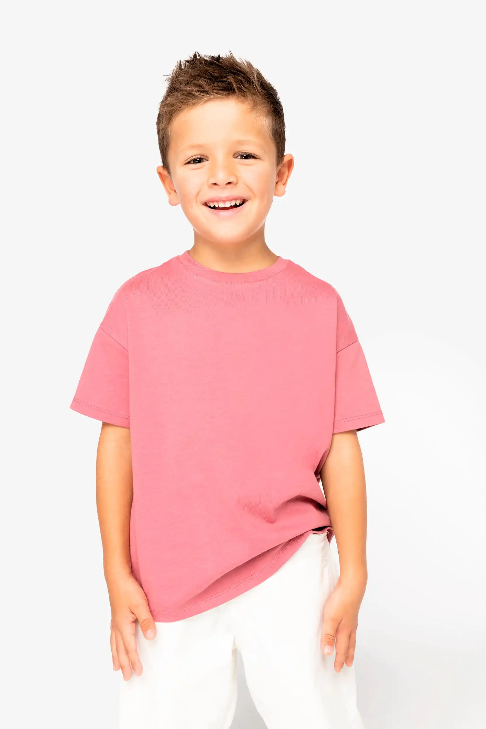 Ecologisch kinder-T-shirt met afhangende mouwen - Afbeelding 4