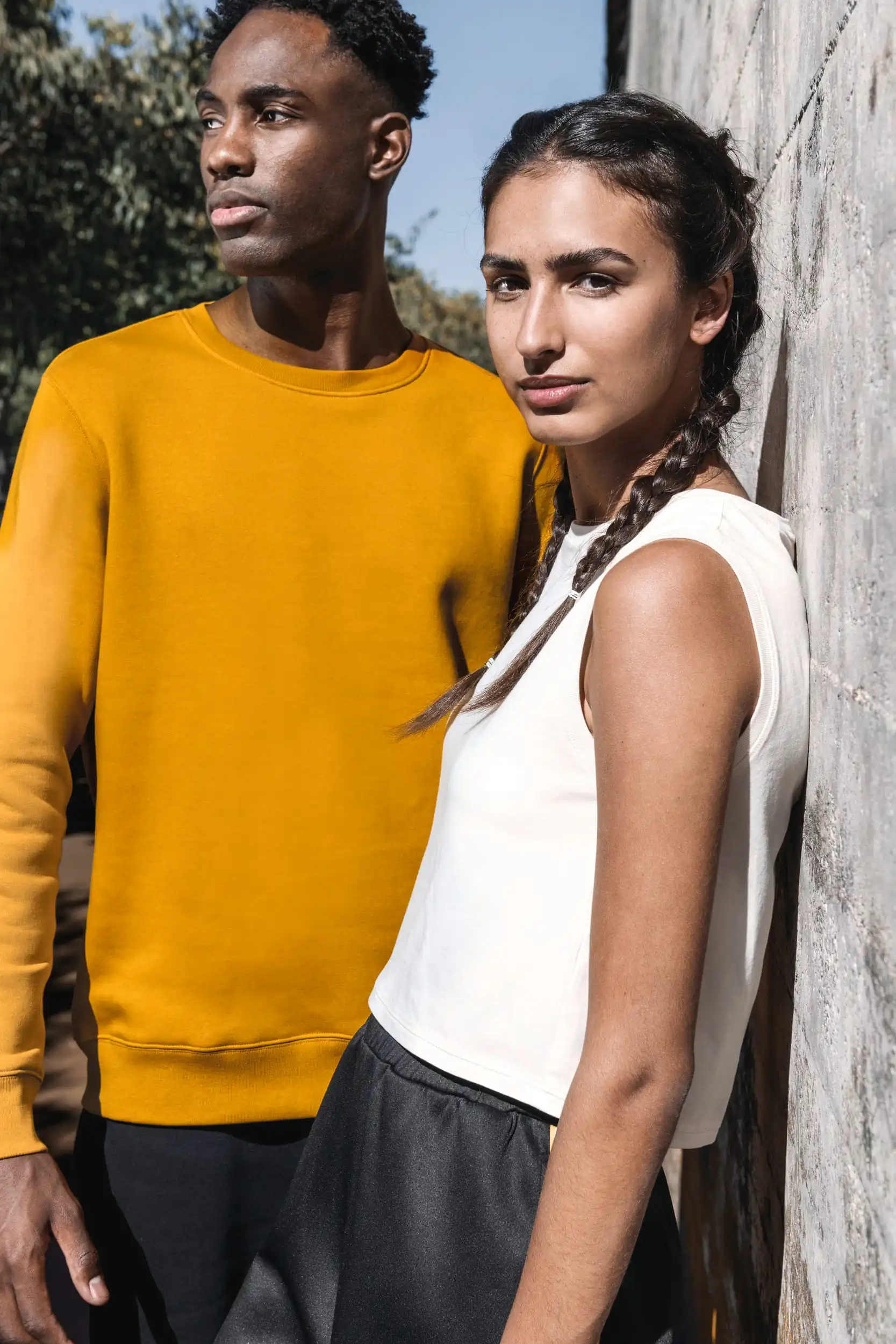 Ecologisch cropped mouwloos dames-T-shirt - Afbeelding 6