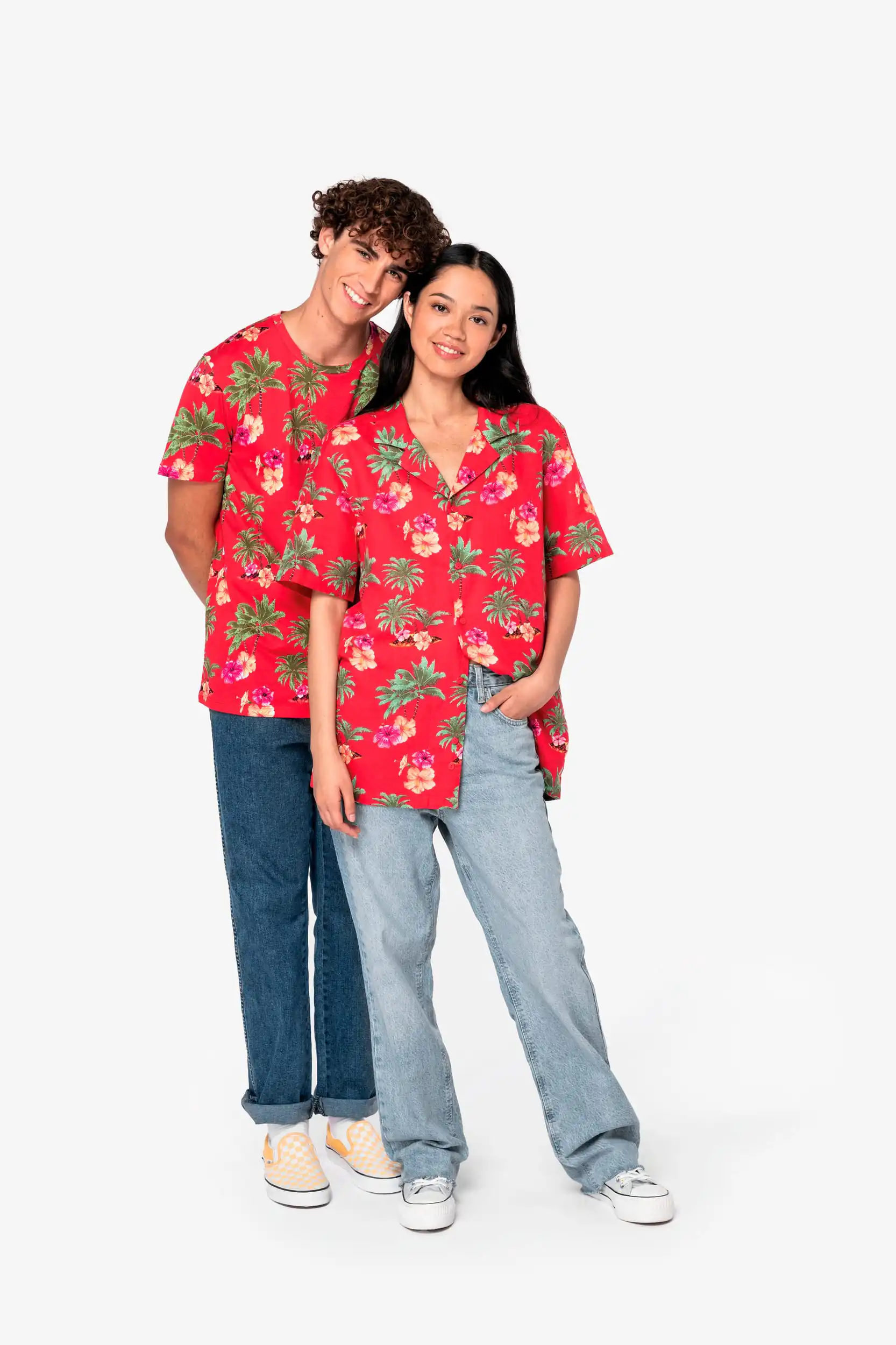 Ecologisch herenoverhemd met Hawaïaanse print - Afbeelding 8