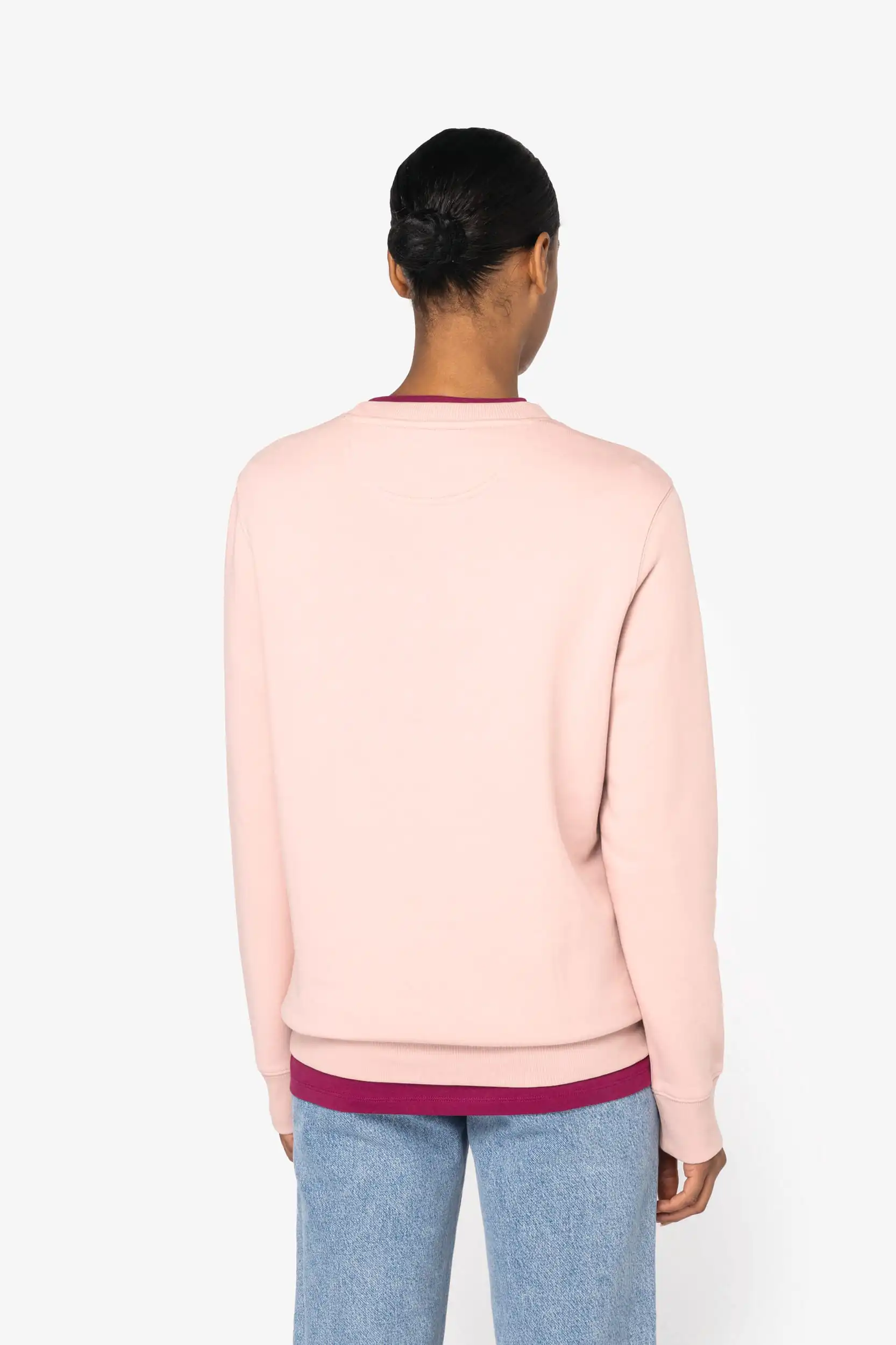 Ecologische uniseks sweater met ronde hals - Afbeelding 5