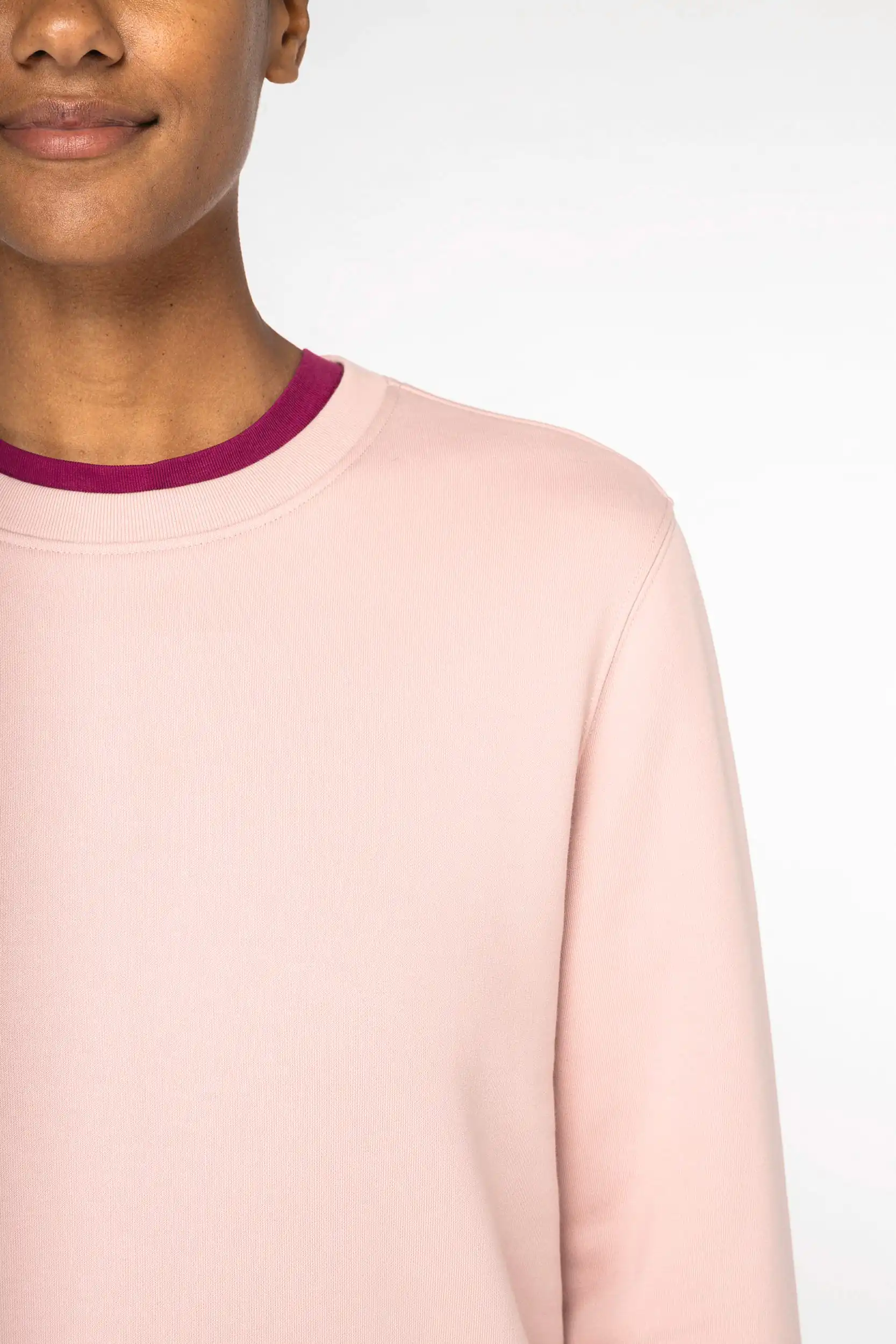 Ecologische uniseks sweater met ronde hals - Afbeelding 8