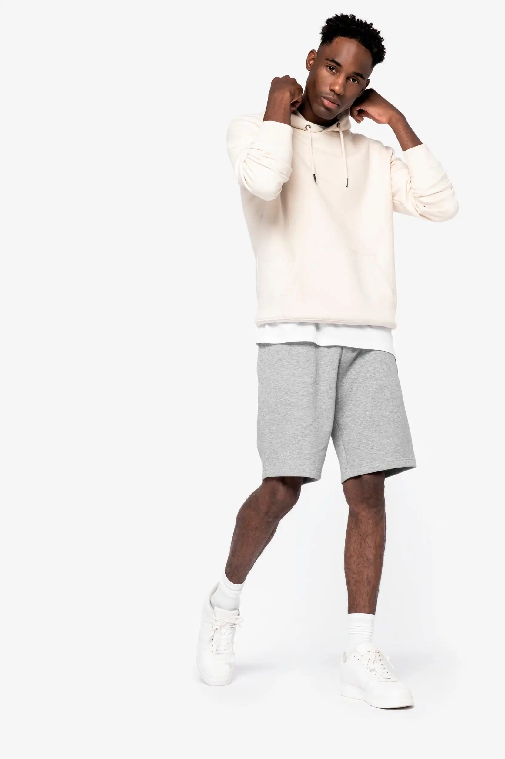 Ecologische uniseks sweater met capuchon - Afbeelding 12