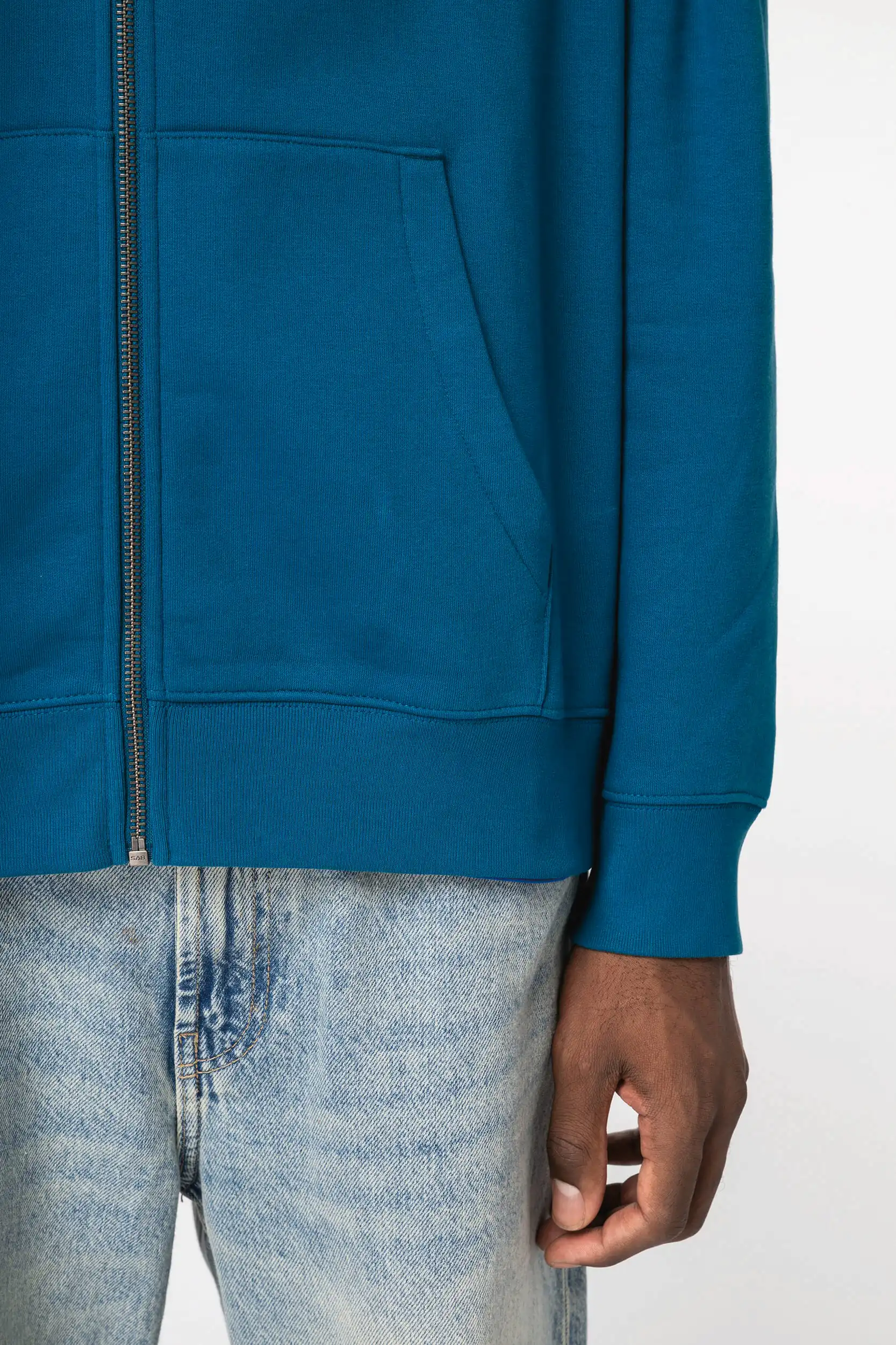 Ecologische uniseks sweatvest met capuchon - Afbeelding 8