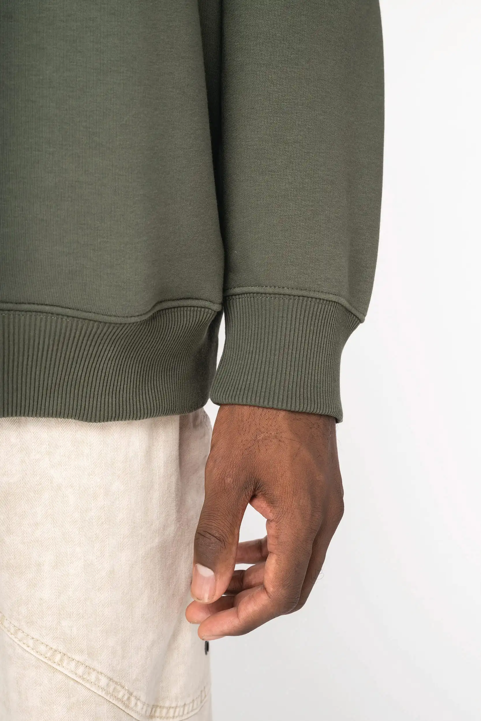 Ecologische uniseks oversized sweater met capuchon - Afbeelding 11