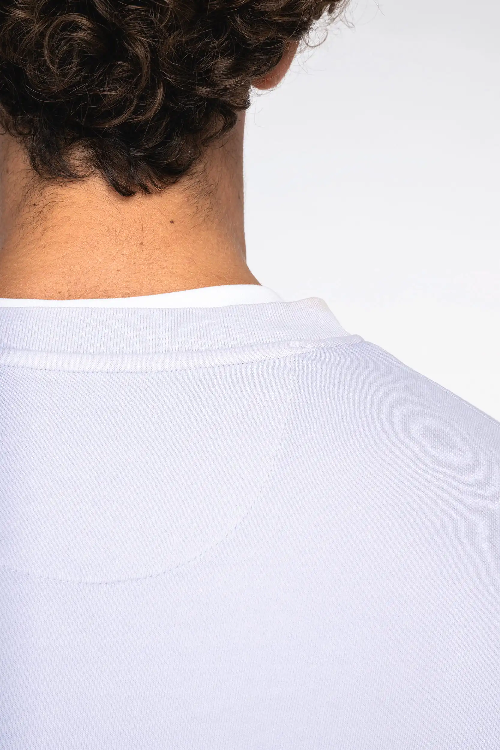 Ecologische oversized uniseks sweater French Terry - Afbeelding 6