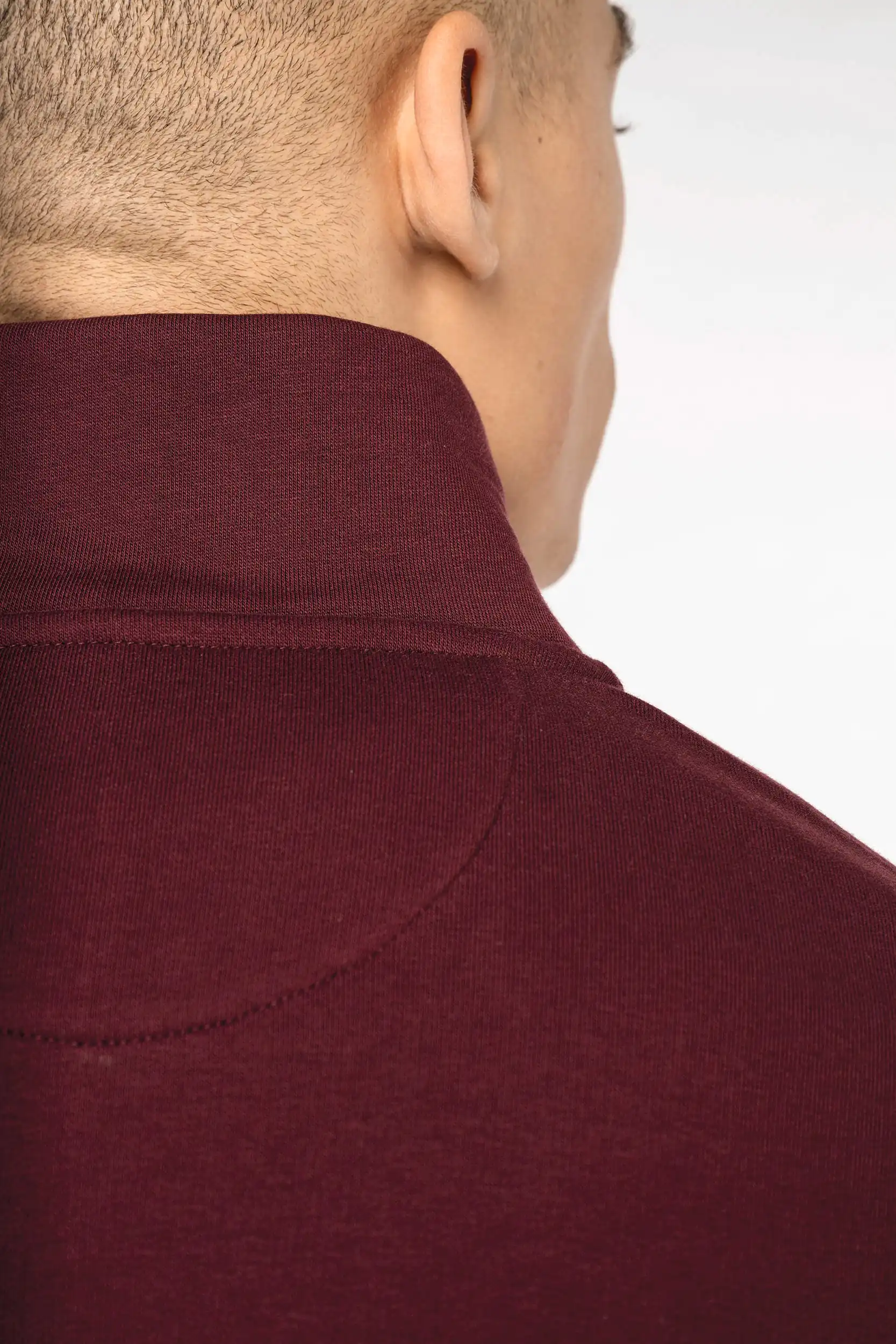 Duurzame herensweater met opstaande ritskraag - Afbeelding 7