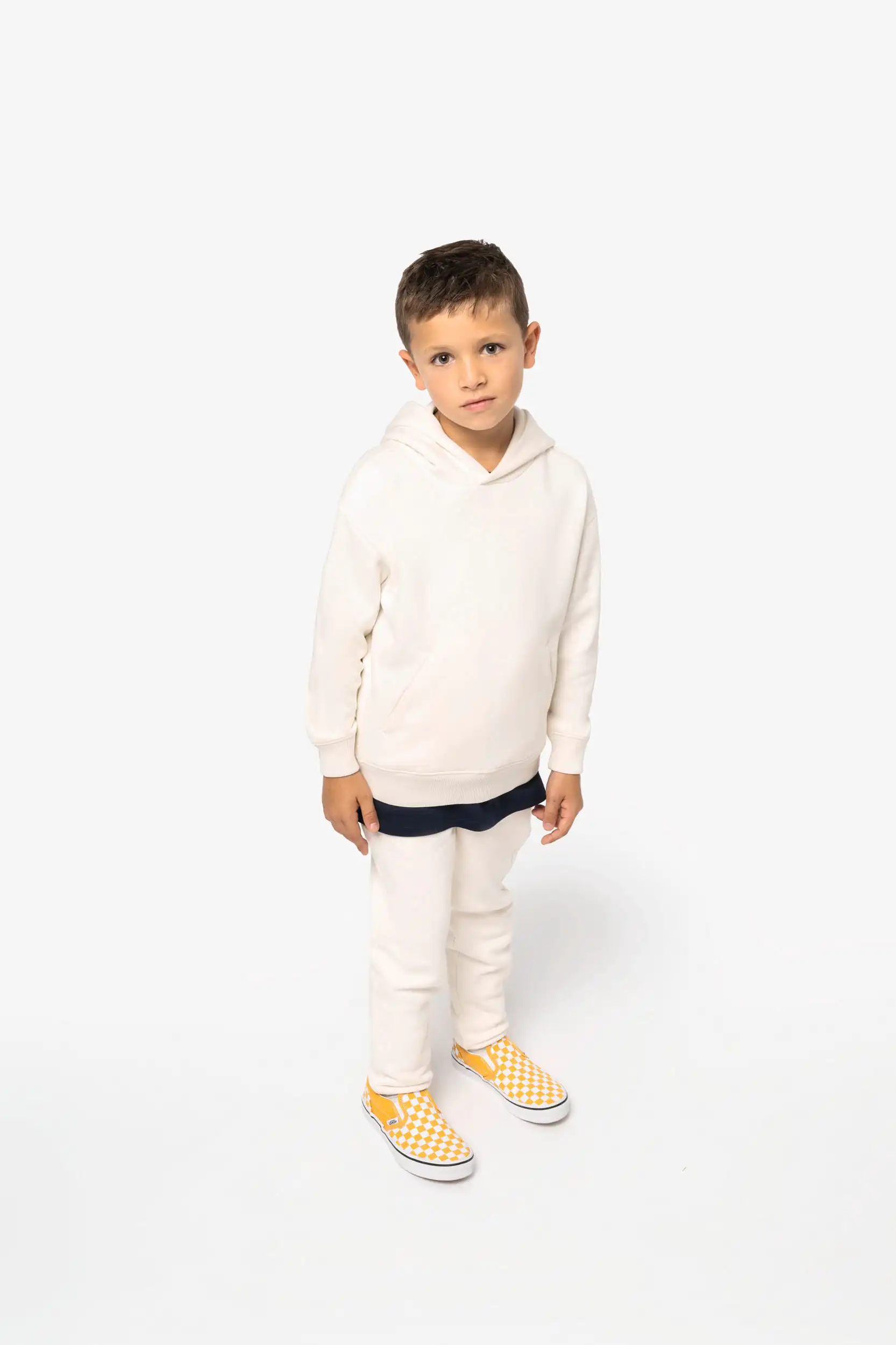 Duurzame oversized kindersweater met capuchon - Afbeelding 3