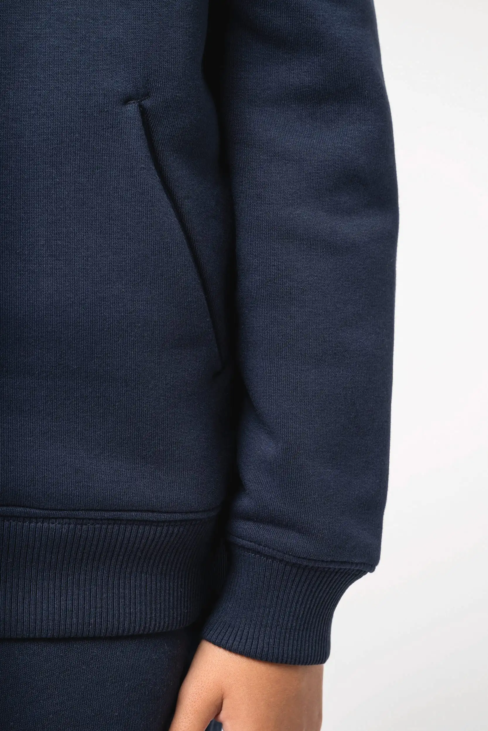 Duurzame oversized kindersweater met capuchon - Afbeelding 8