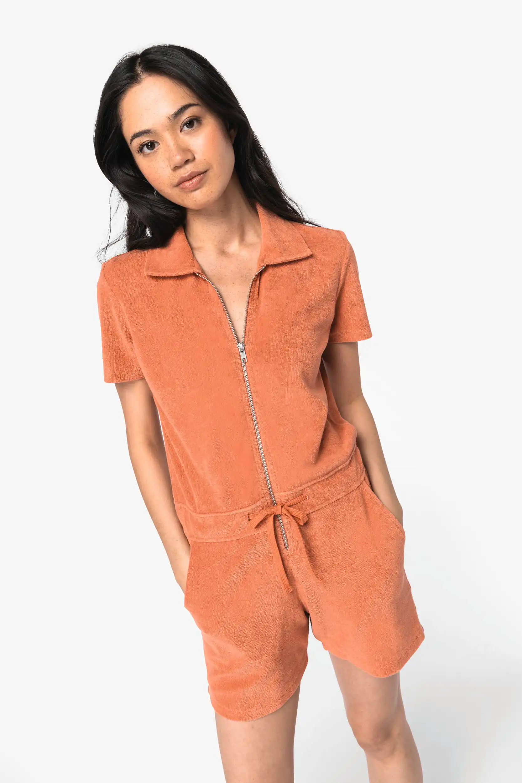 Ecologisch badstof jumpsuit voor dames - Afbeelding 3