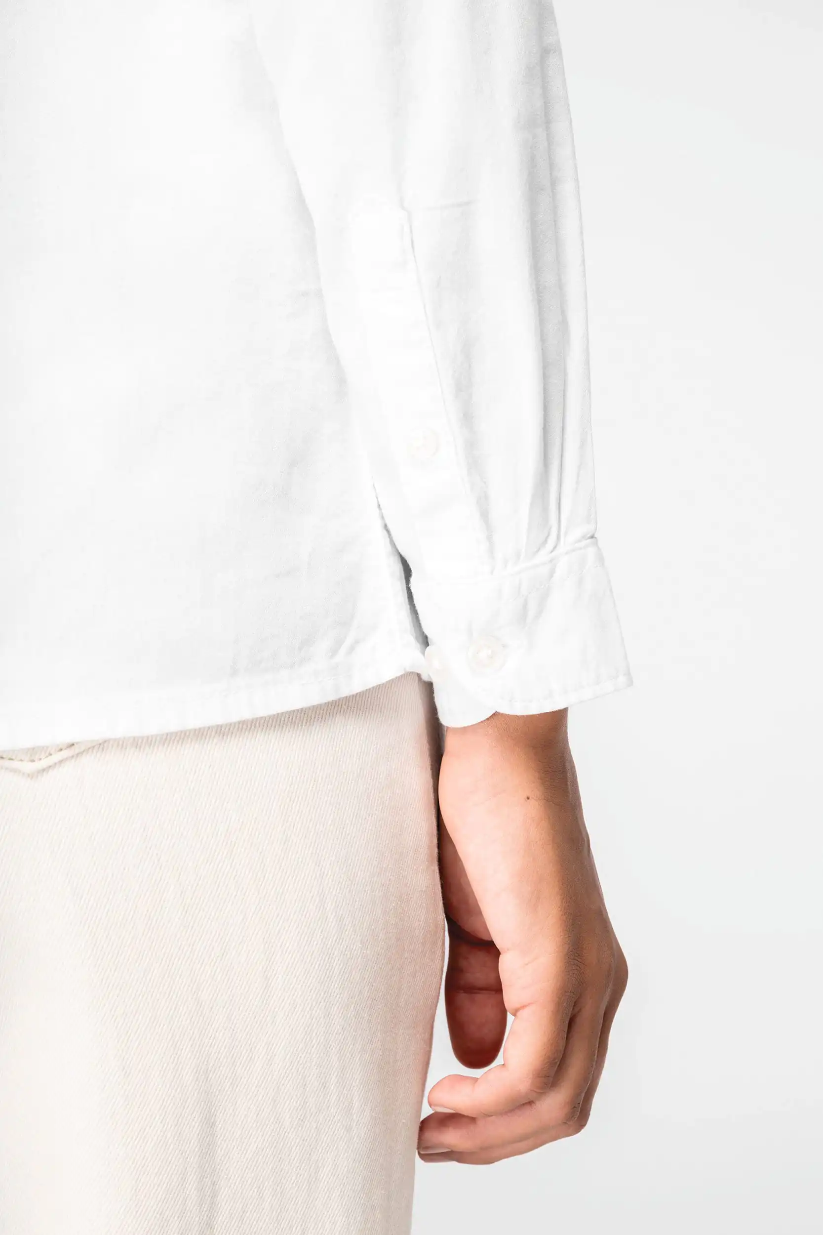 Ecologisch verwassen damesoverhemd - Afbeelding 6