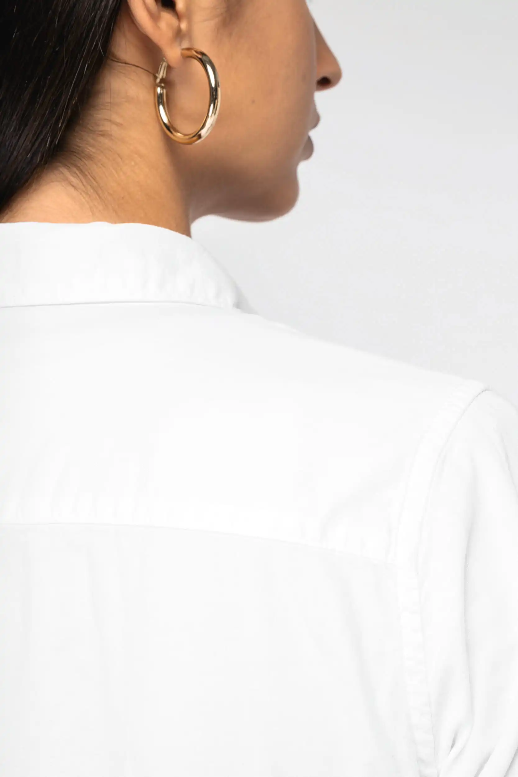 Ecologisch verwassen damesoverhemd - Afbeelding 4