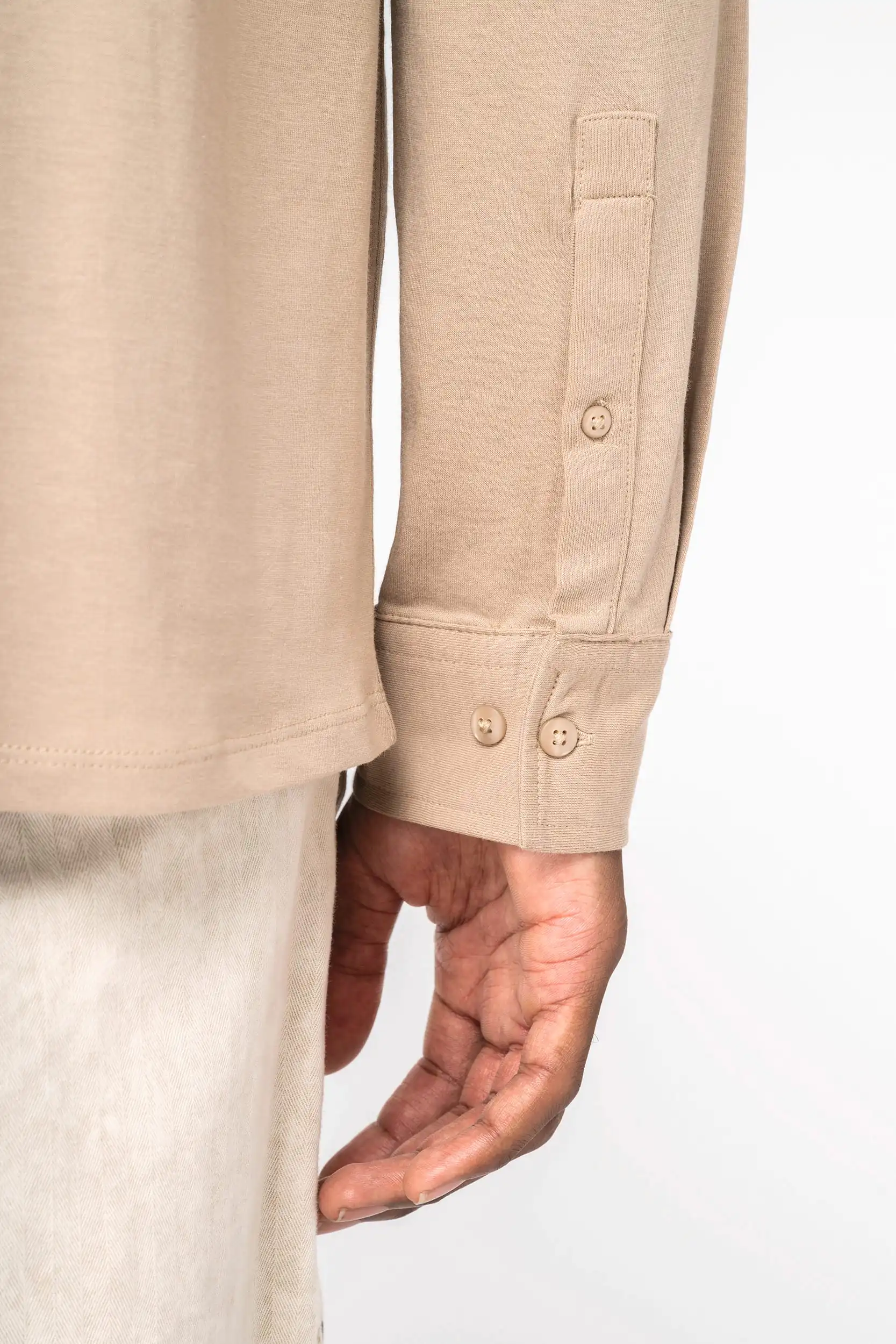 Ecologisch herenoverhemd van jersey - Afbeelding 5