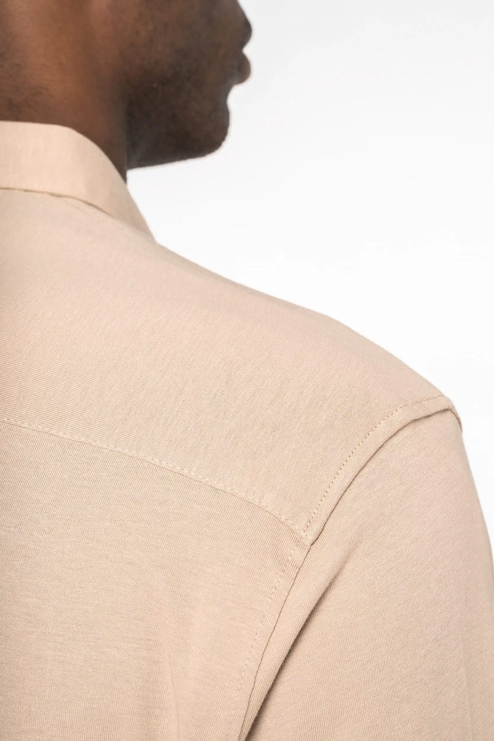 Ecologisch herenoverhemd van jersey - Afbeelding 6