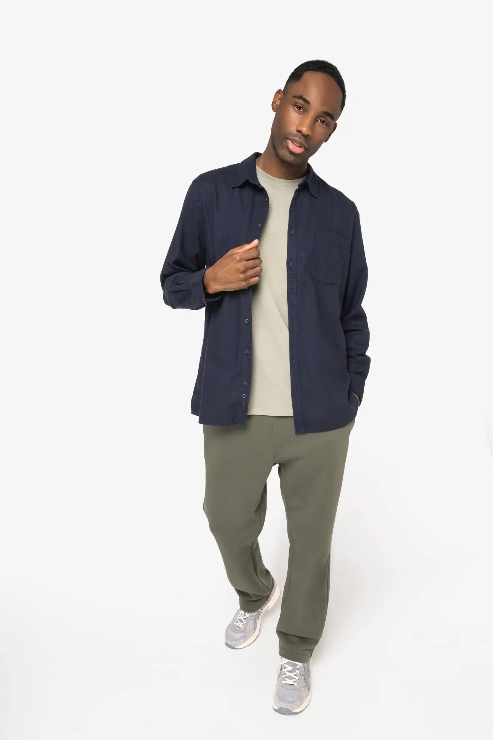 Ecologisch flanellen herenoverhemd - Afbeelding 9