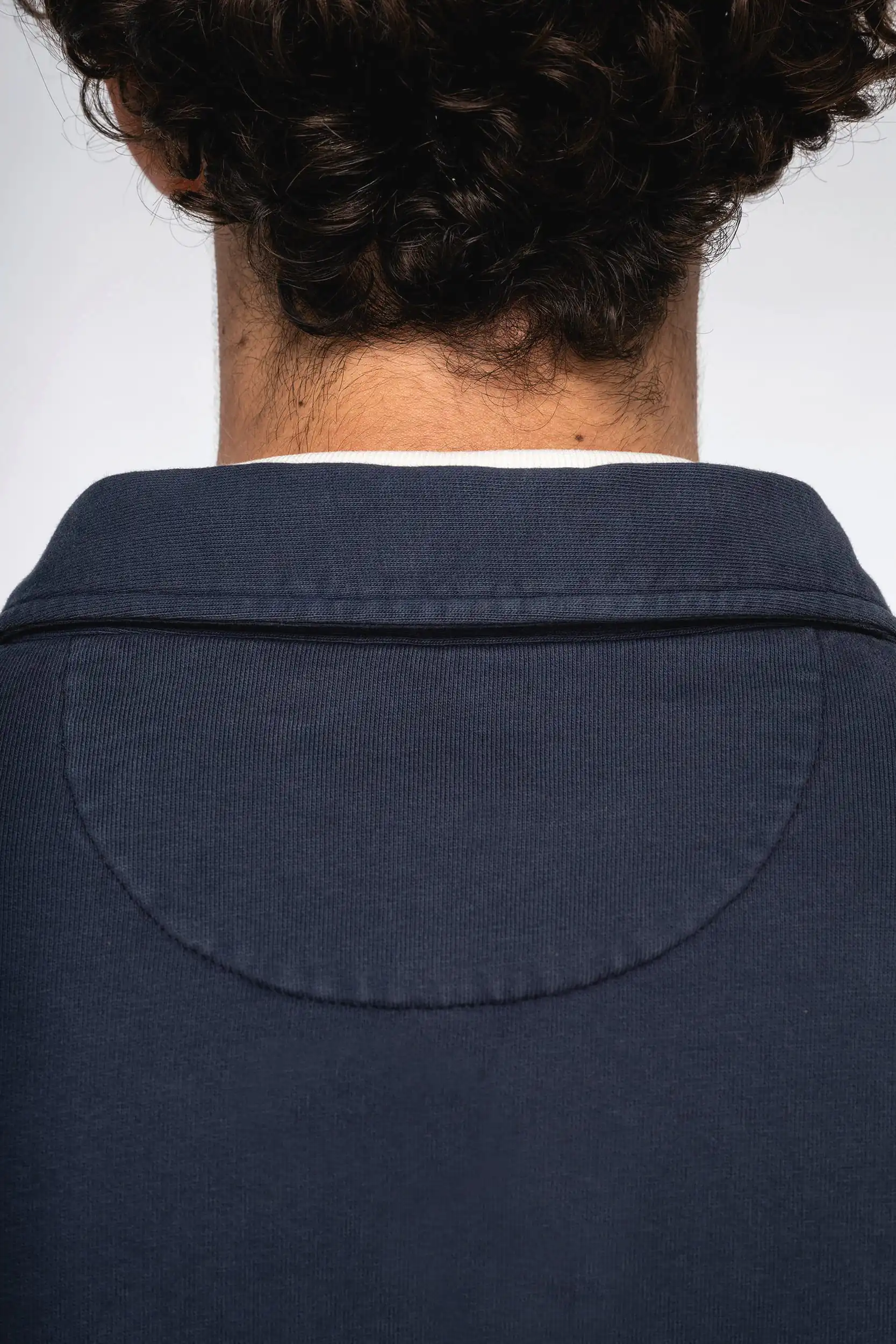 Ecologisch verwassen herenoverhemd in geborsteld fleece - Afbeelding 4