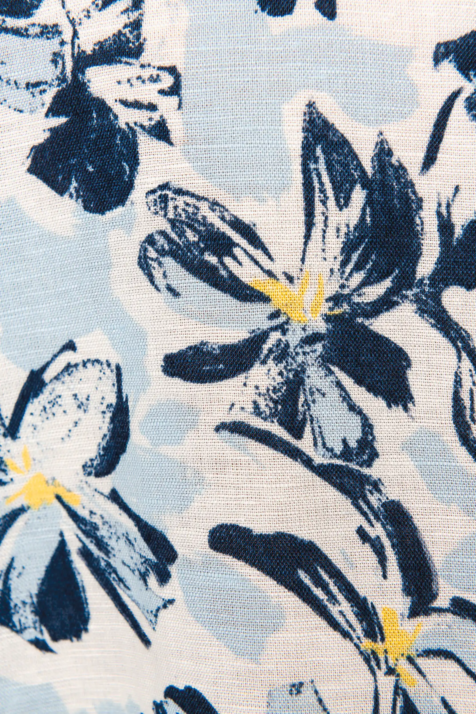 Ecologisch herenoverhemd met plantenmotief - Afbeelding 7