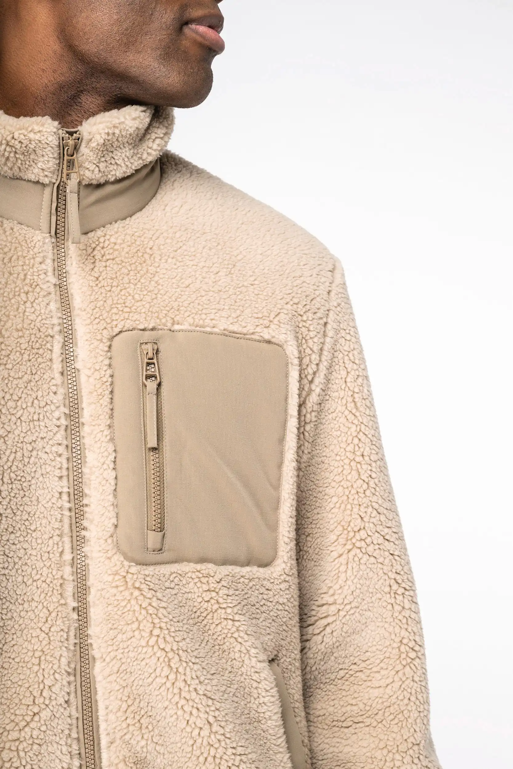 Ecologisch uniseks sherpa jasje - Afbeelding 6