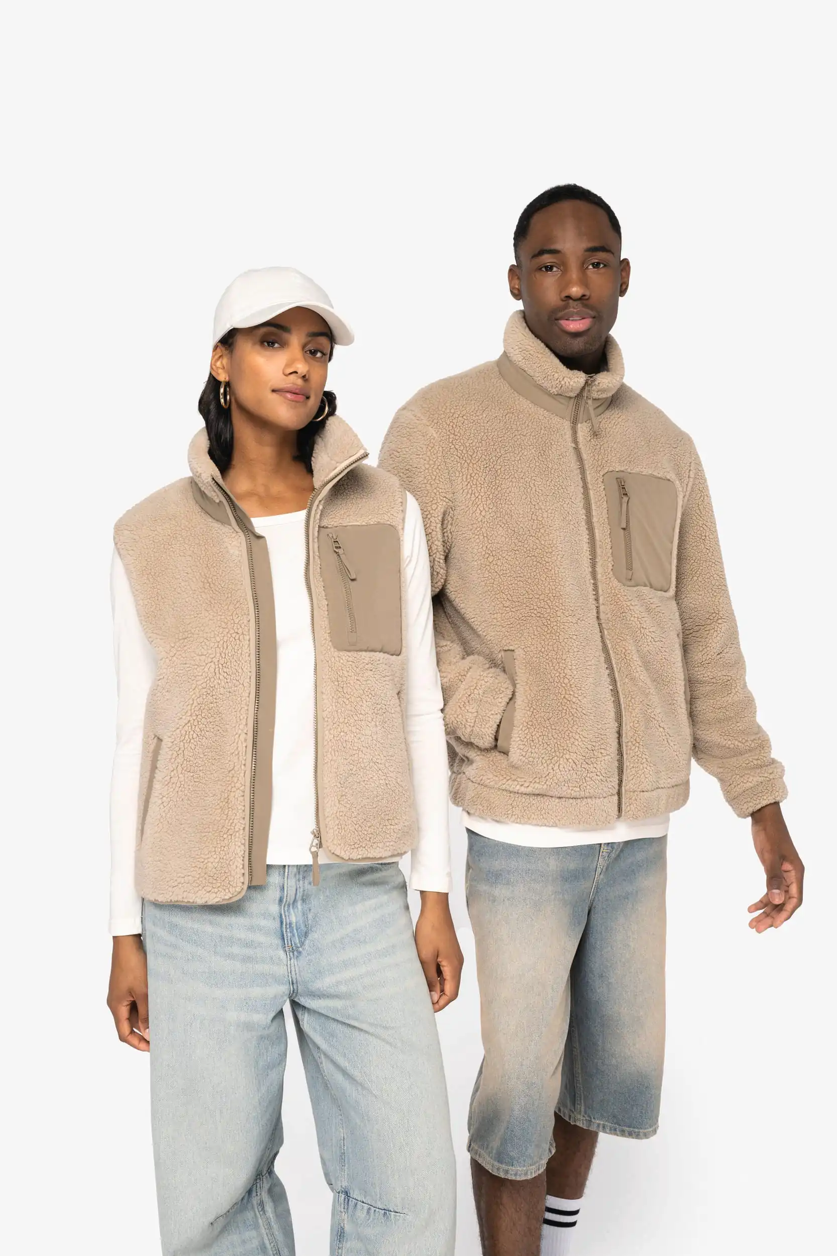 Ecologisch uniseks sherpa jasje - Afbeelding 12