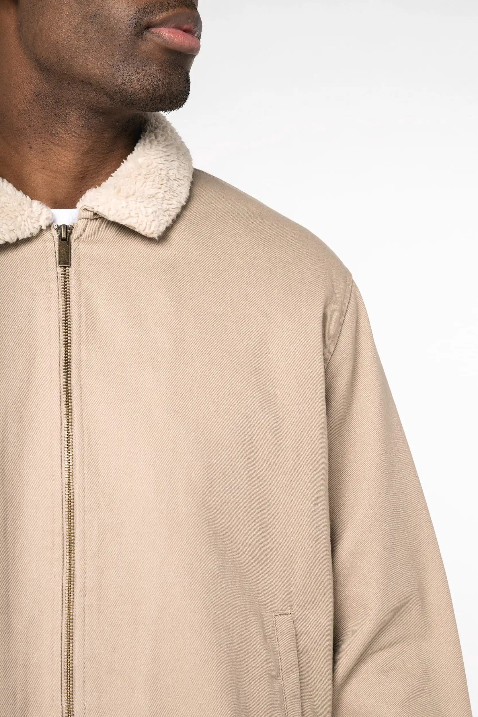 Ecologisch uniseks jasje met sherpakraag - Afbeelding 6