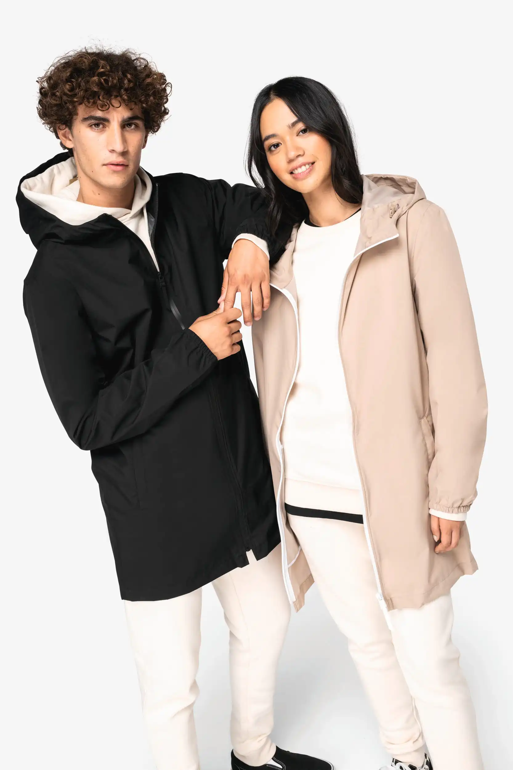 Ecologisch waterdicht uniseks jasje