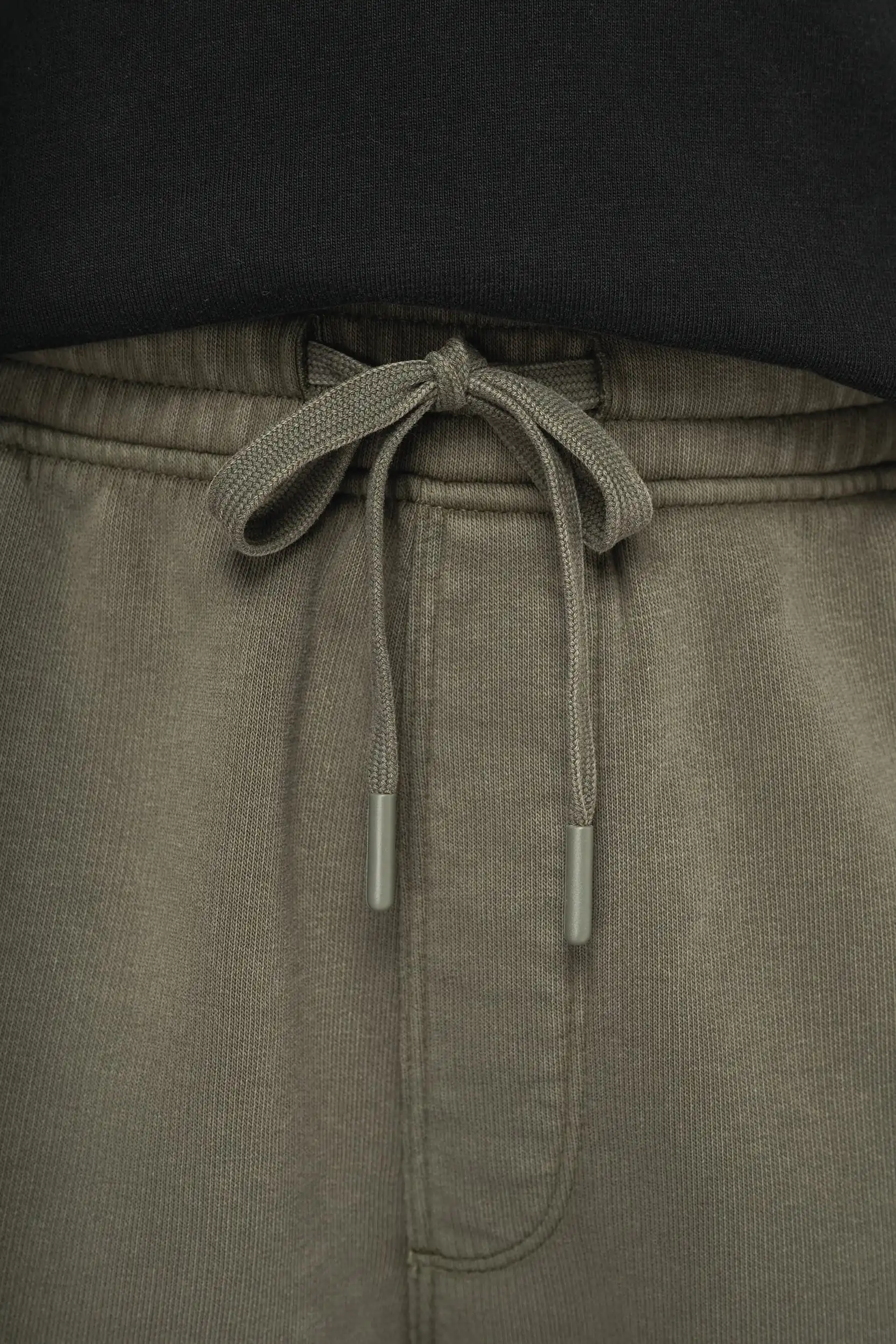 Duurzame verwassen herencargoshort van French Terry - Afbeelding 5