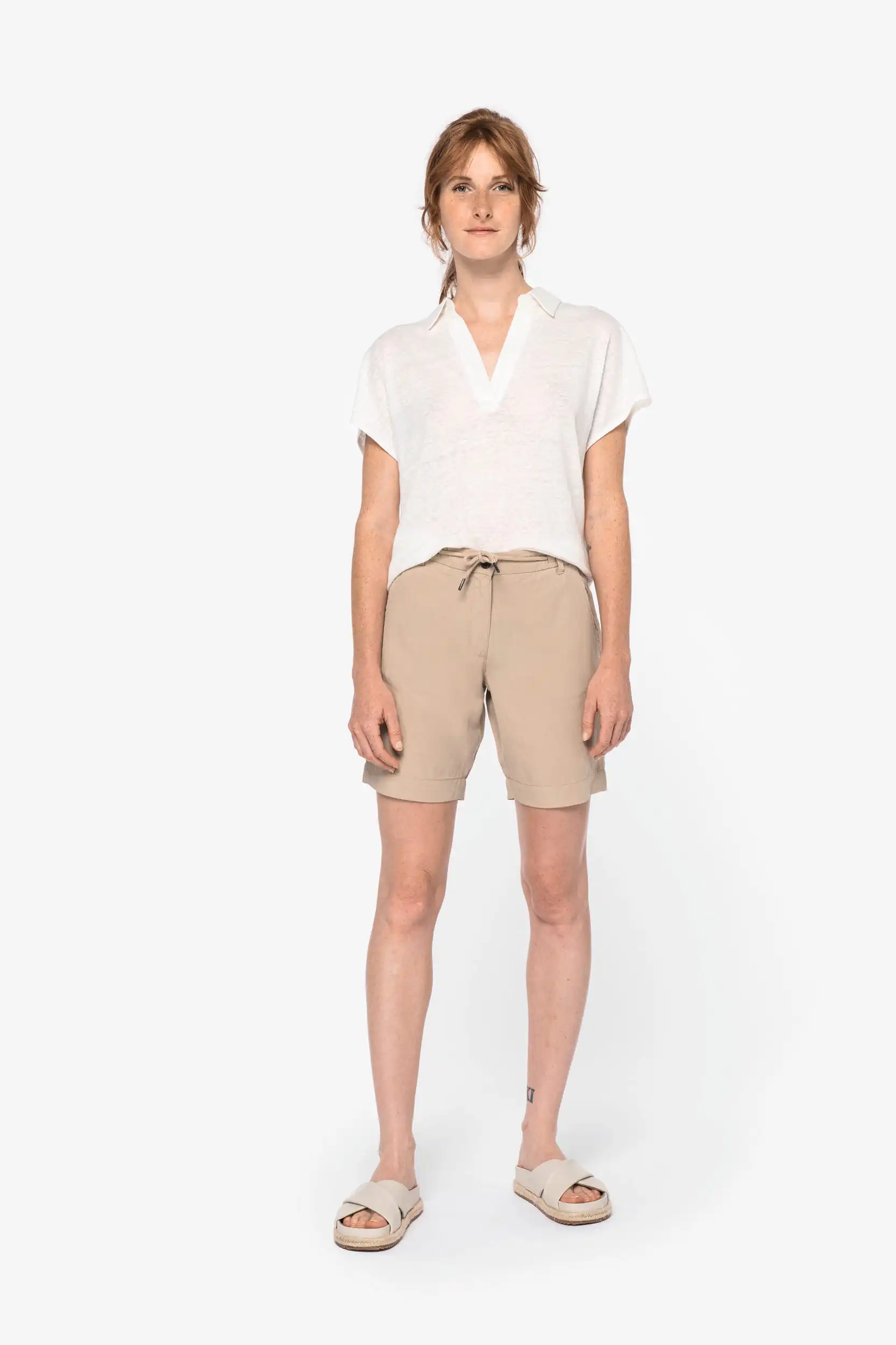 Damesbermuda Lyocell TENCEL - Afbeelding 3