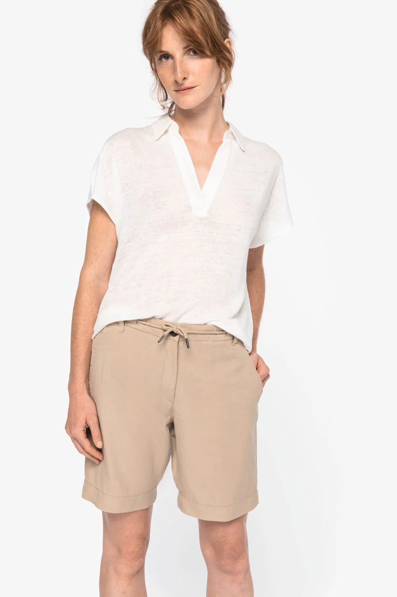 Damesbermuda Lyocell TENCEL - Afbeelding 4