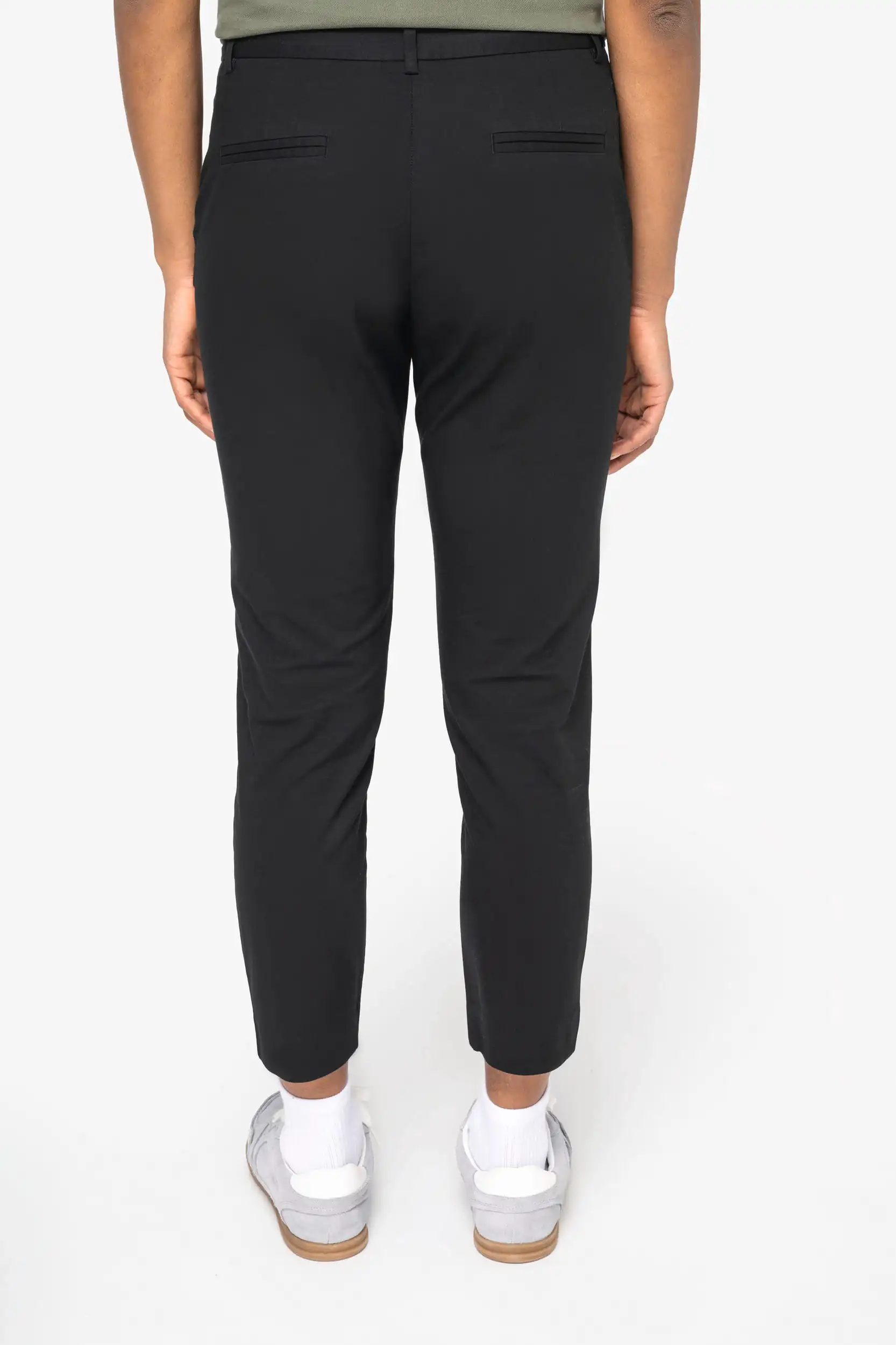 Ecologische enkellange chinobroek dames - Afbeelding 4