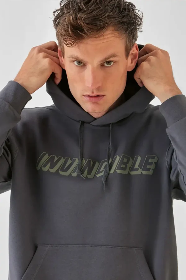 Basic Hoodie met opdruk