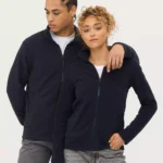 Fleece jas met logo
