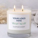 Kaars met eigen label
