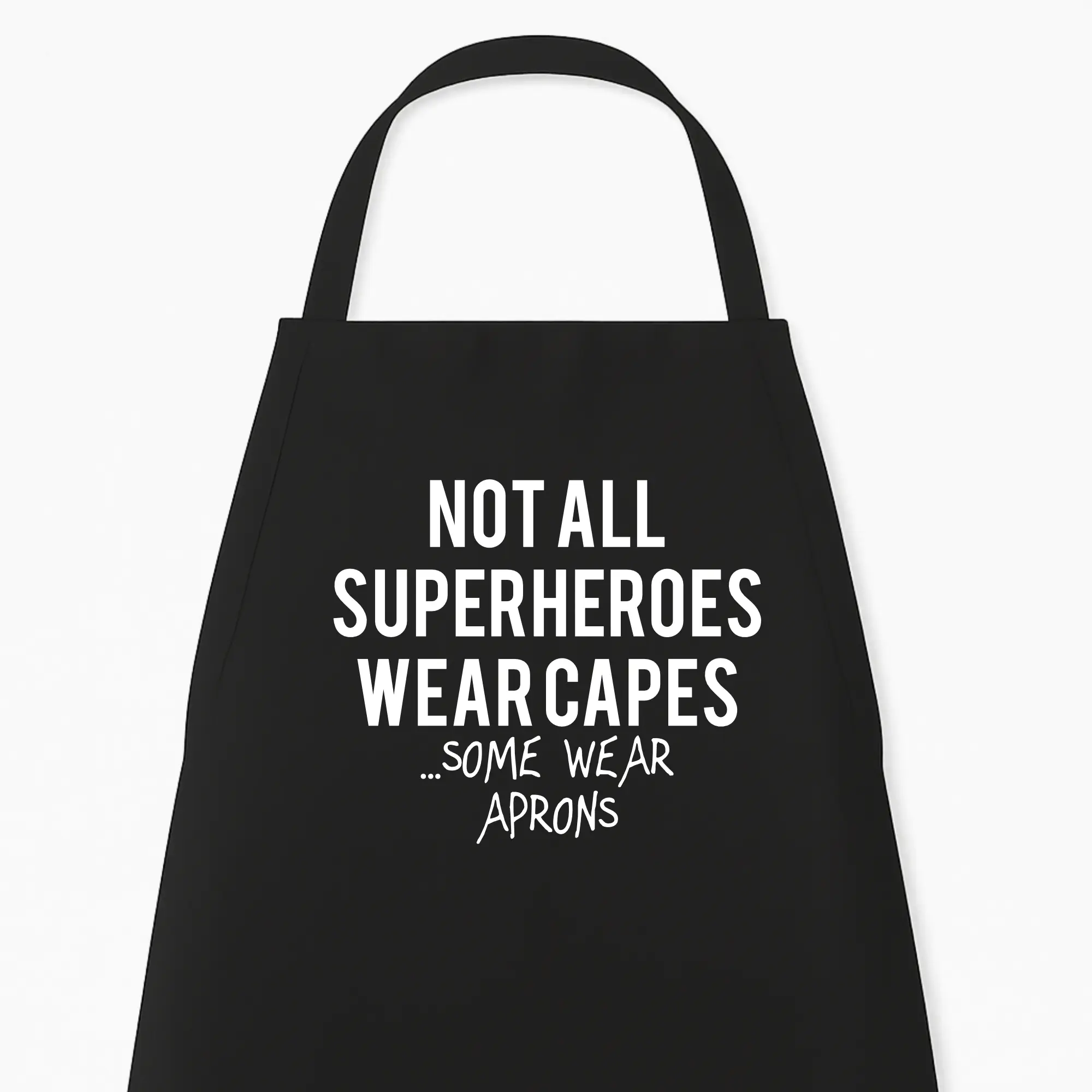 Keukenschort Superheroes wear aprons