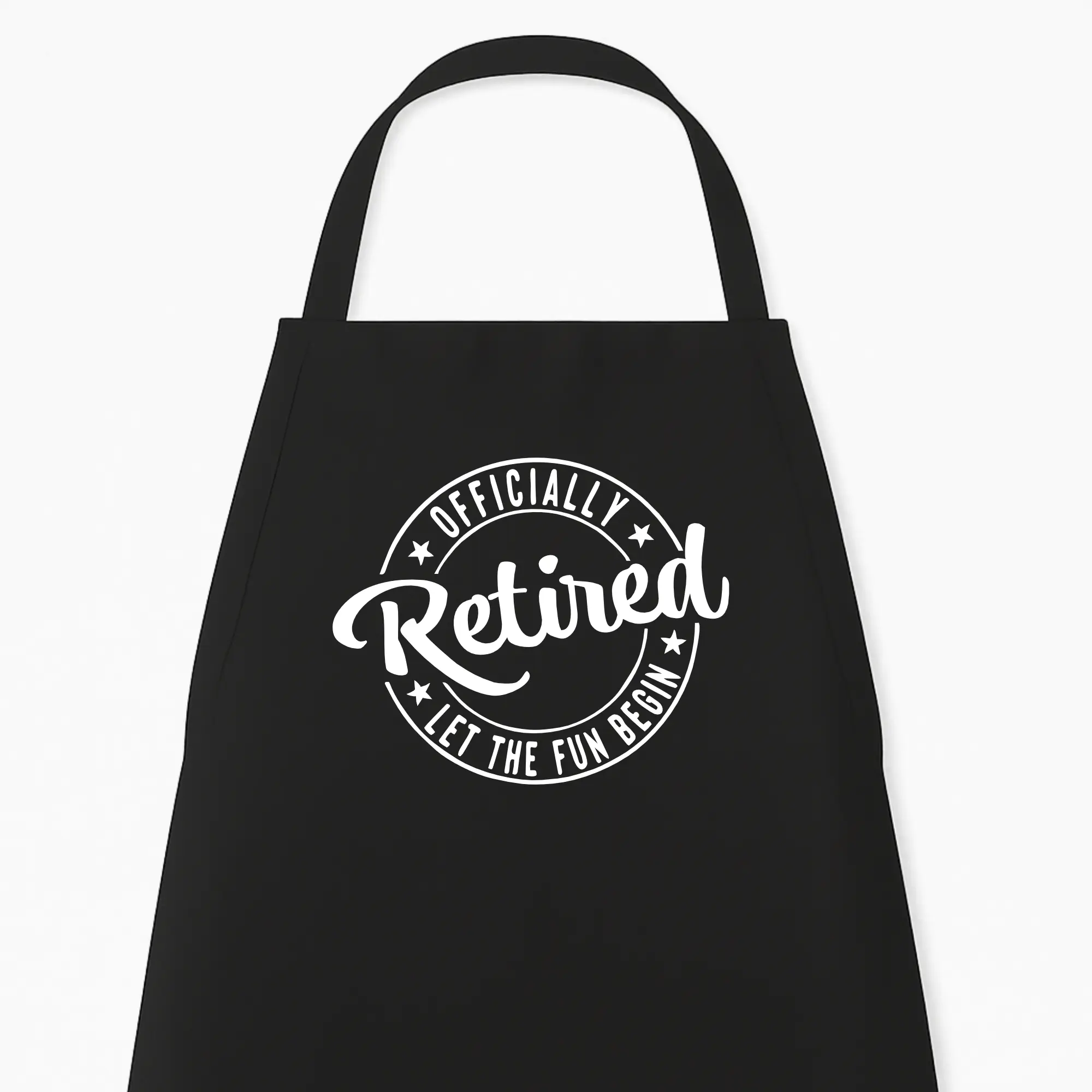 Keukenschort Officially retired, let the fun begin