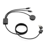 Terra RCS rPET 6-in-1 60W oplaadkabel met iWatch lader