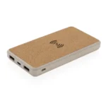 Kurk en tarwestro 8000 mAh 5W draadloze powerbank