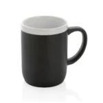 Keramische mok met witte rand 300 ml.