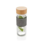 Impact dubbelwandige borosilicaat glazen drinkfles
