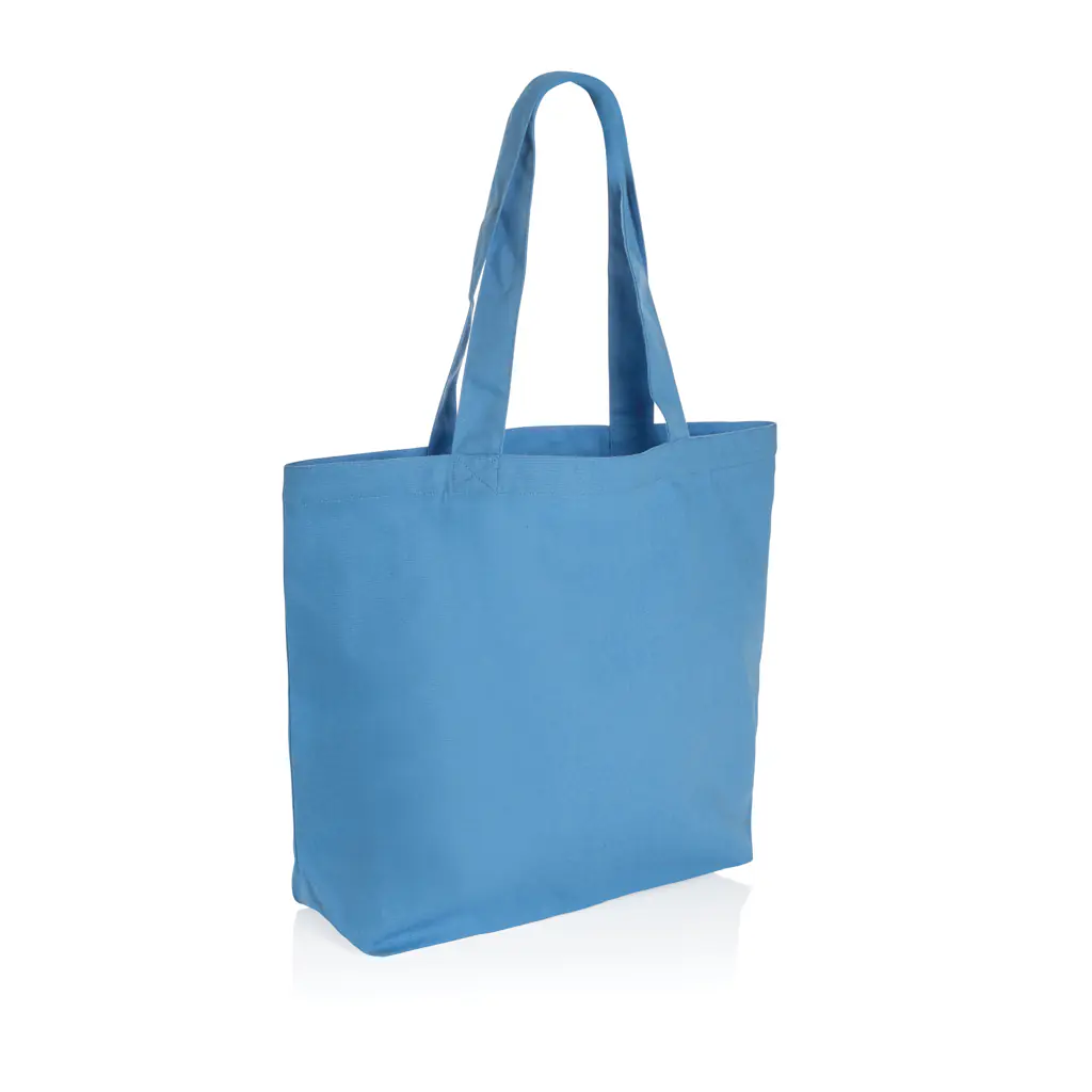 Impact Aware? recycled canvas shopper met vakje 240gsm