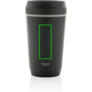 Tampondruk voorzijde 1 kleur 27 x 70 mm