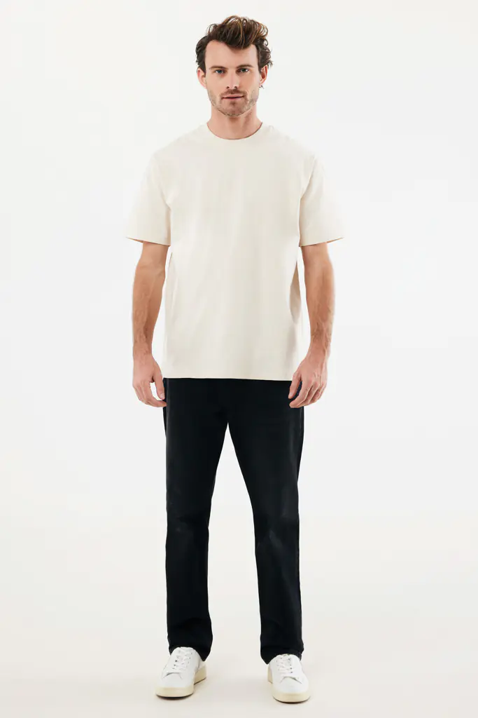 Heavyweight katoen t-shirt Nikko | 220 grams