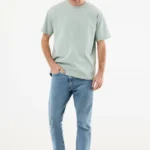 Heavyweight katoen t-shirt Nikko | 220 grams